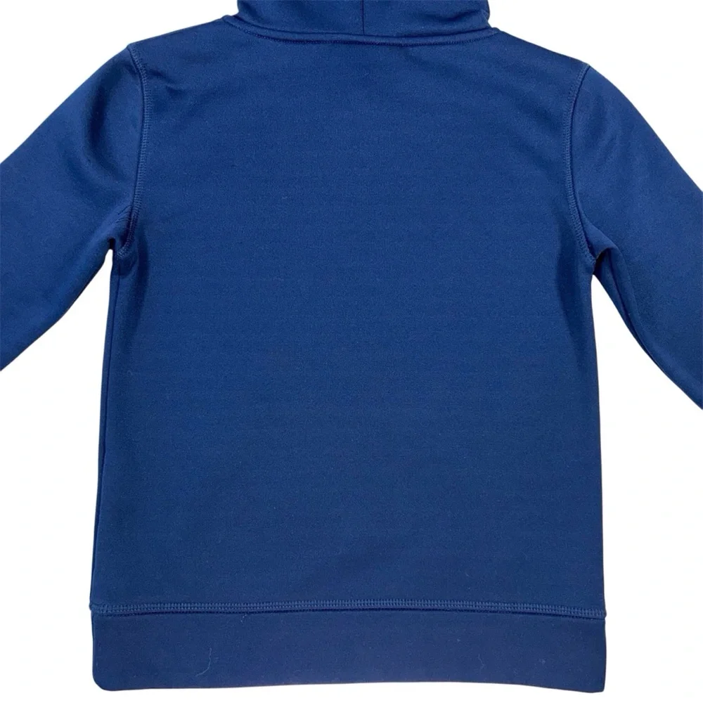 Under Armour Logo Hooded Sweatshirt Size 6 Youth - Picture 6 of 11